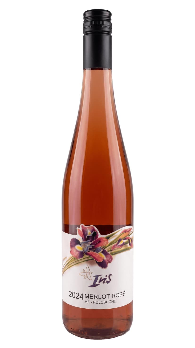 Víno Iris - Merlot rosé 2024 polosuché