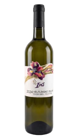 Víno Iris - Veltlínské zelené 2024 pozdní sběr polosuché